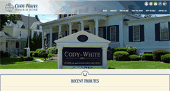 Desktop Screenshot of codywhitefuneralhome.com