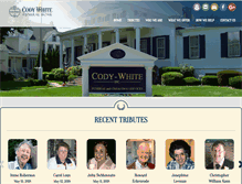 Tablet Screenshot of codywhitefuneralhome.com